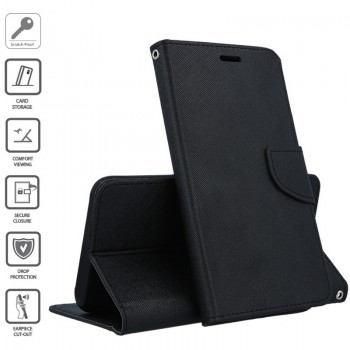 Fancy atverčiamas juodas dėklas (Samsung S9)